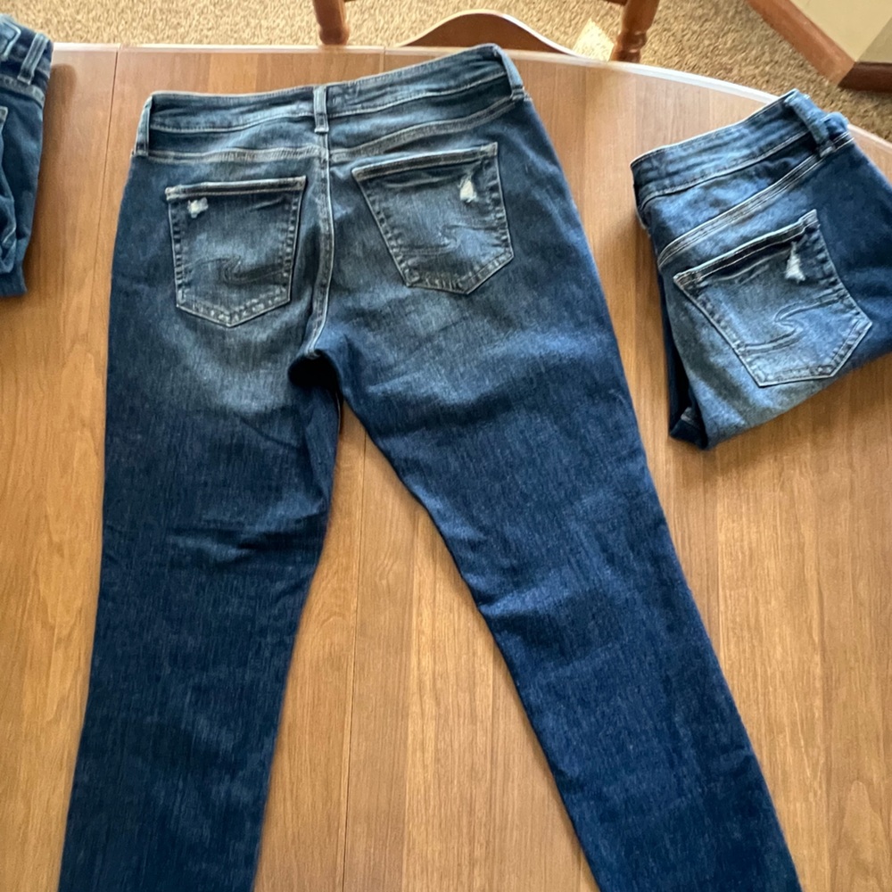 Women’s Silver Girlfriend Jeans - Picture 7 of 12